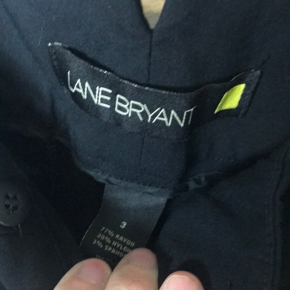 Lane Bryant yellow fit pant - Picture 2 of 3